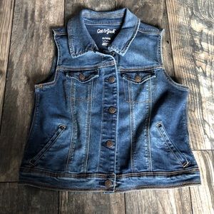 cat jean vest